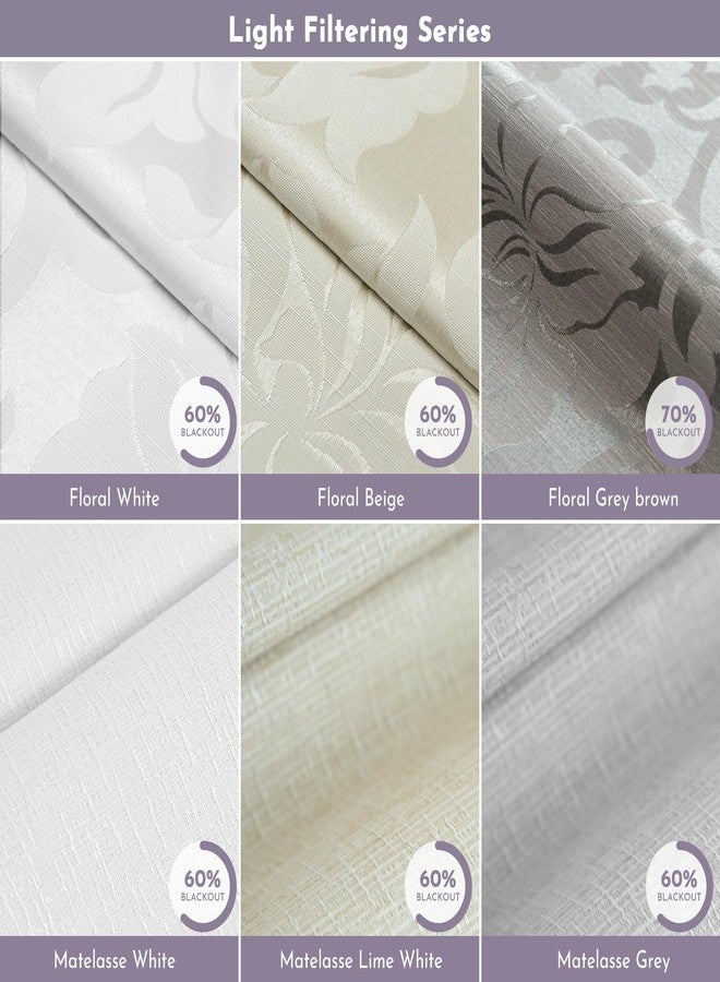 Graywind Roman Shades Light Filtering Roman Window Shades Plain Fold Soft for Doors Bedroom, Custom Size (Fabric Samples) - Image 5